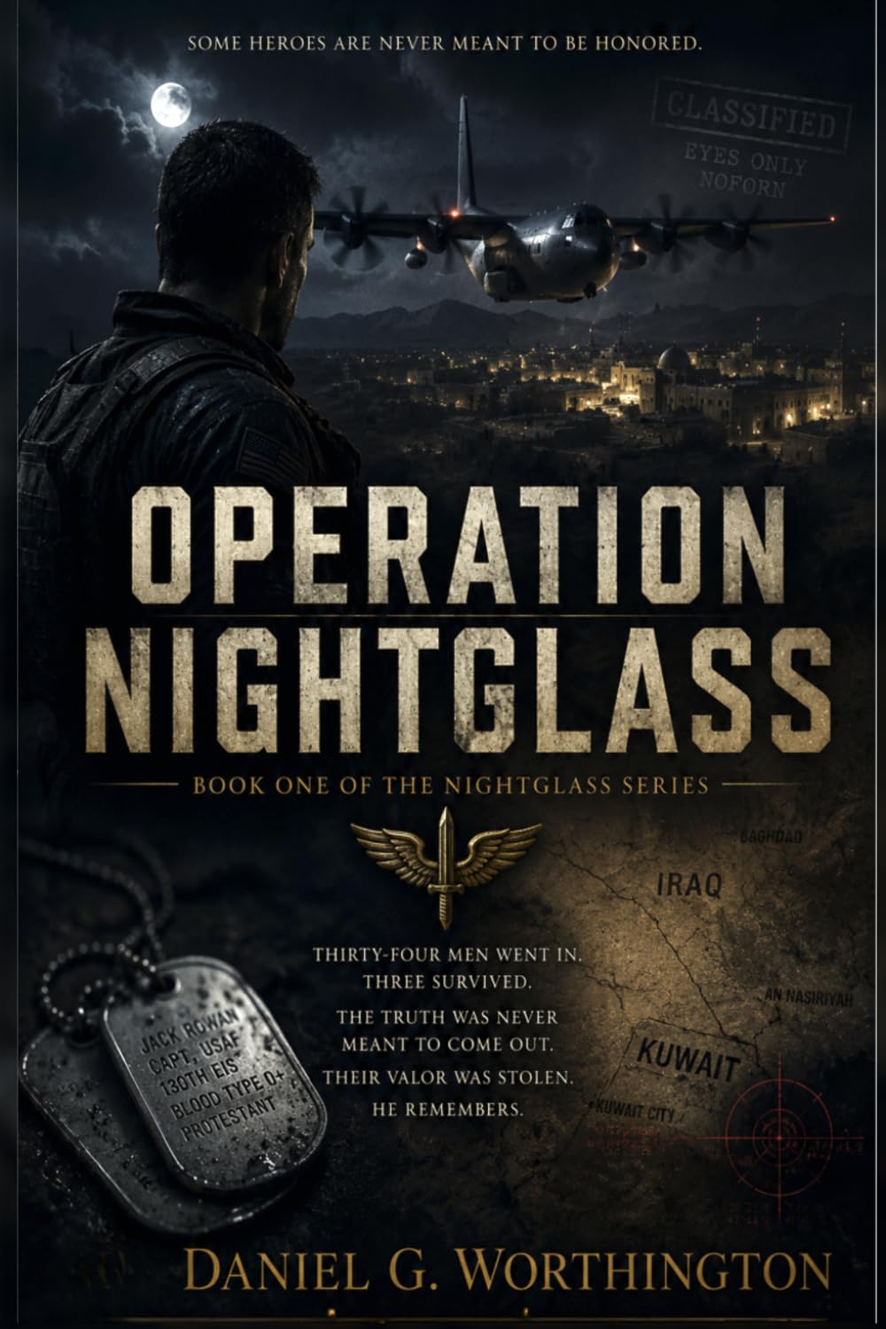 Operation Nightglass by Daniel G. Worthington — book one cover